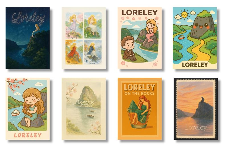 Eight designs – one legend. From Romantic to Kawaii.